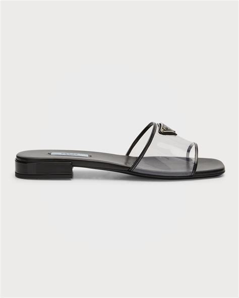 prada ciabatte clear slide sandal|Prada Ciabatte Clear Flat Sandals .